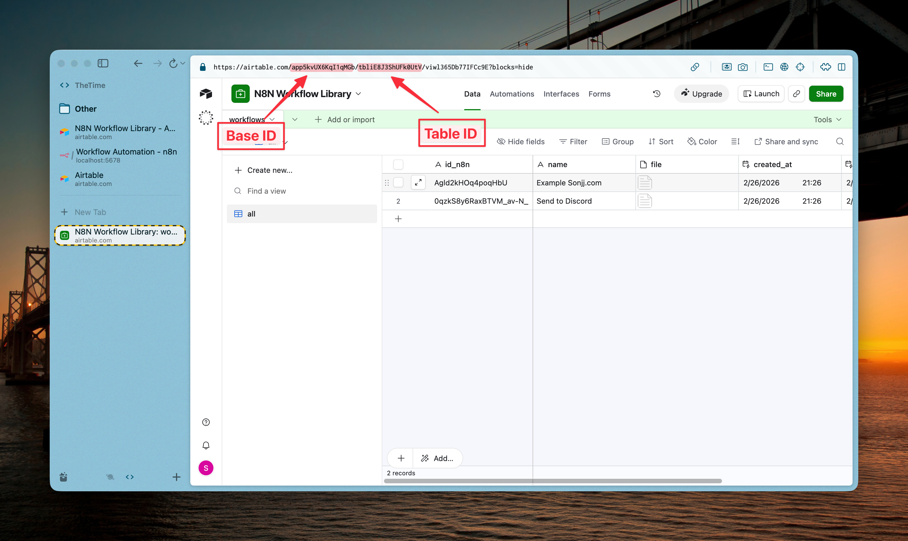 04 get baseid and tableid