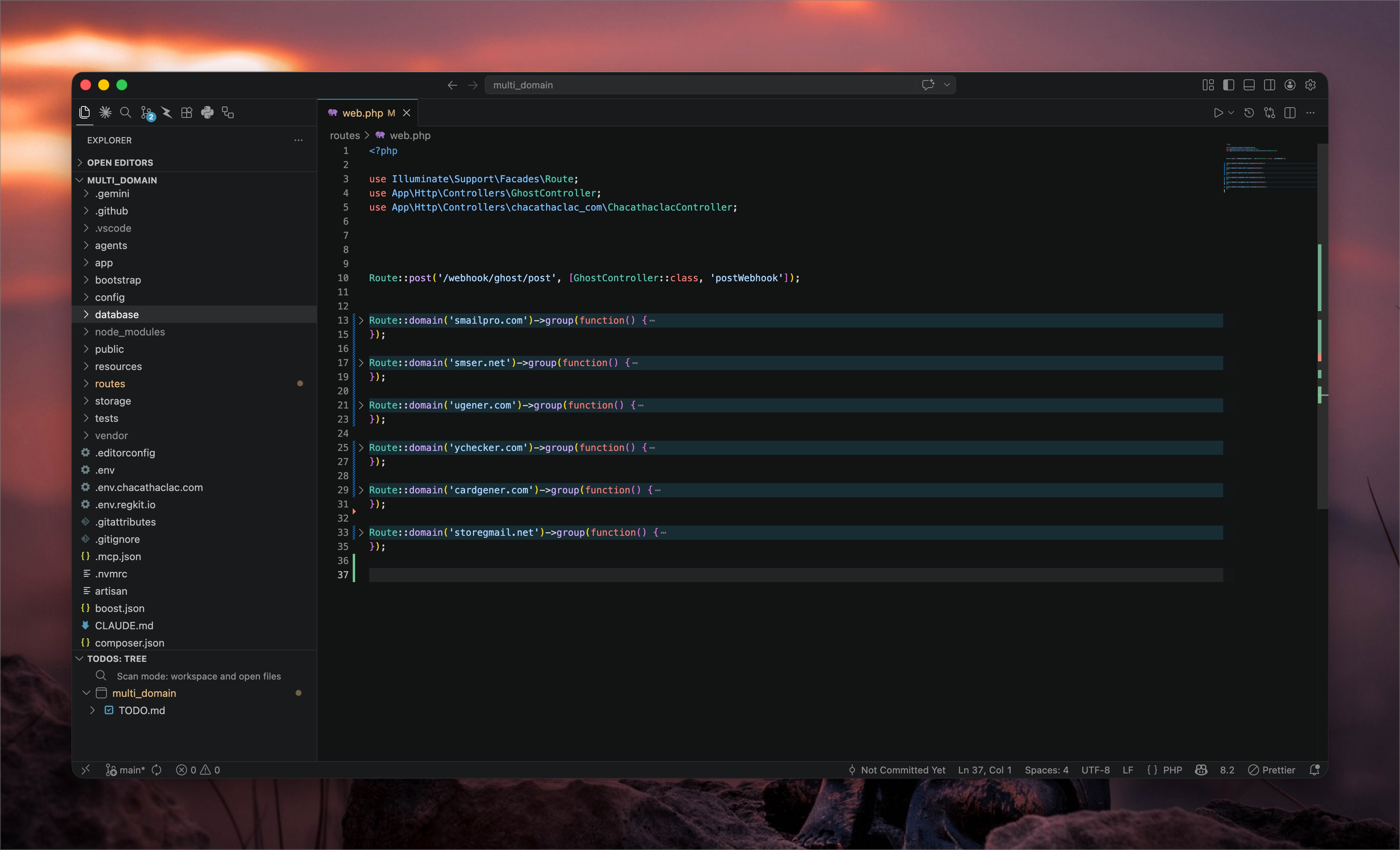 Single codebase architecture diagram