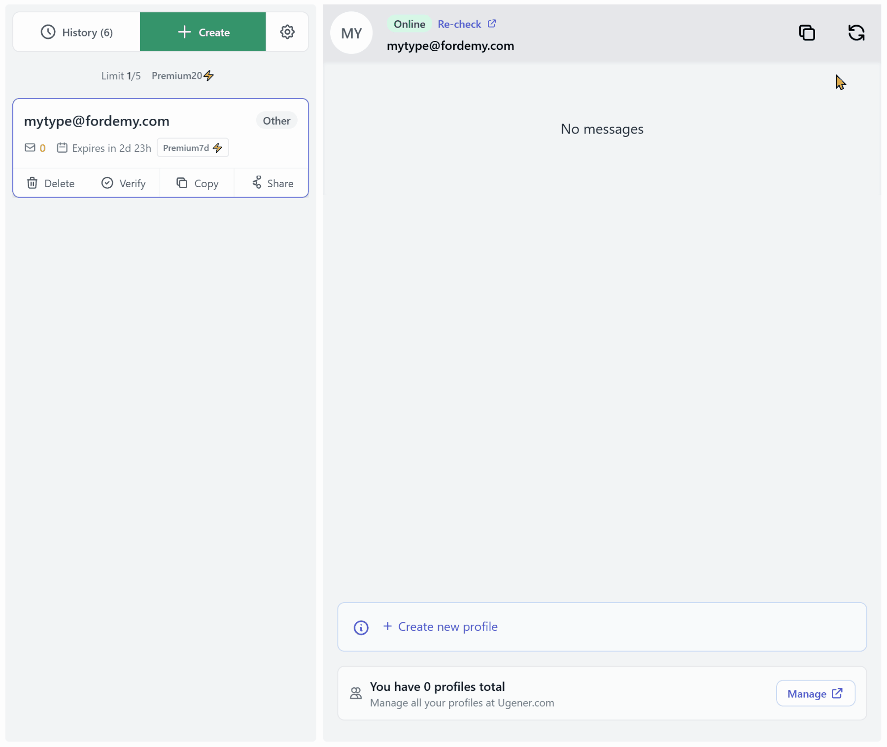 Refresh the inbox, open a message, and download an attachment safely