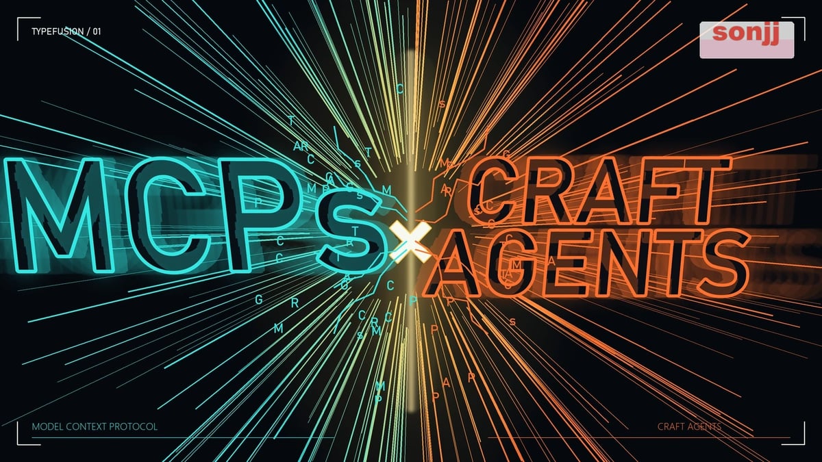MCP Craft Agents logo fusion